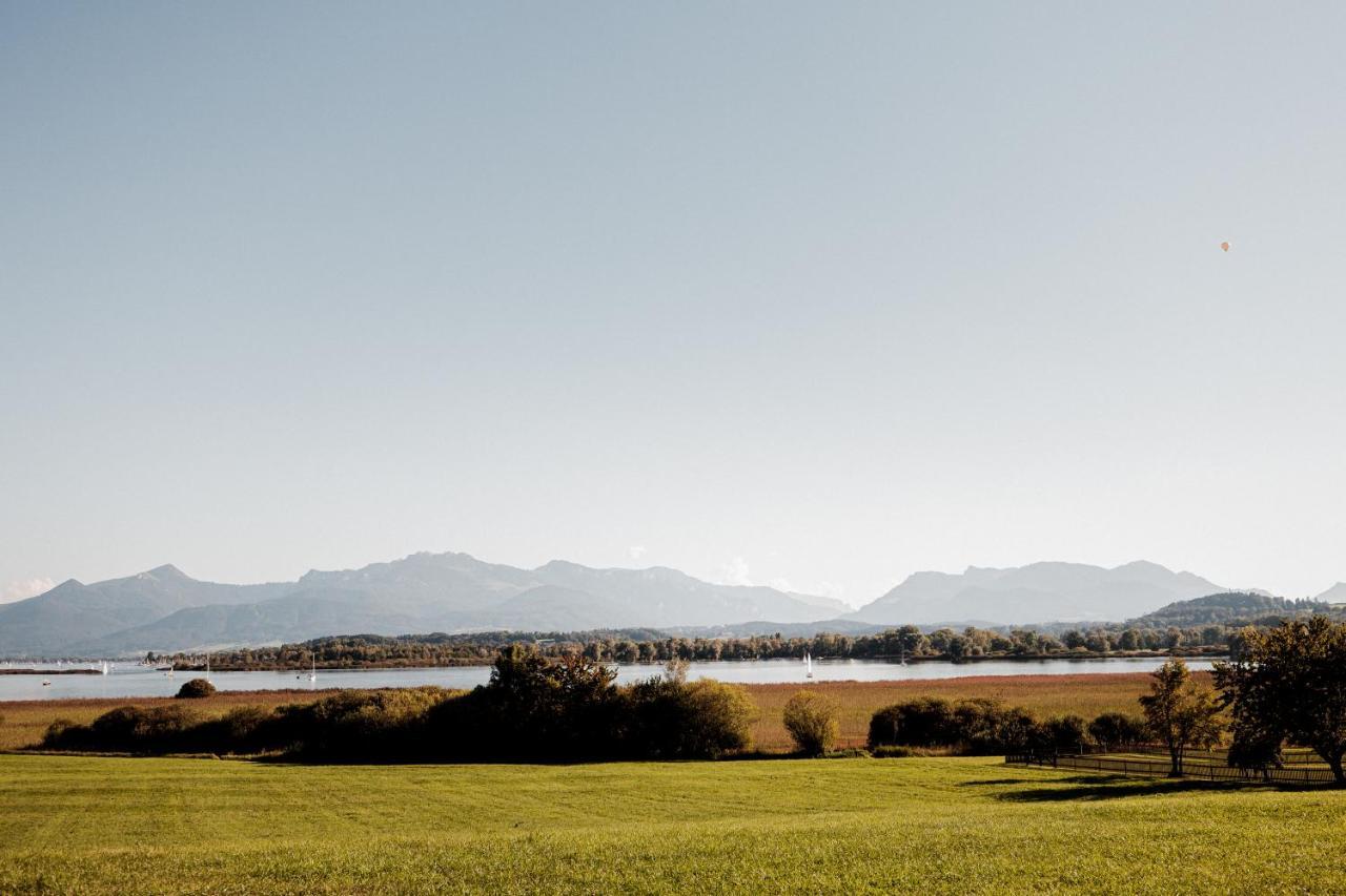 Chiemsee Ferienwohnung Gartenblick Prien am Chiemsee Exterior foto